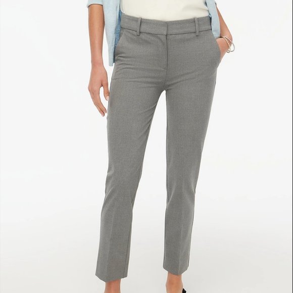 J. Crew Slim Cropped Ruby Pant in Stretch Twill - Picture 1 of 7